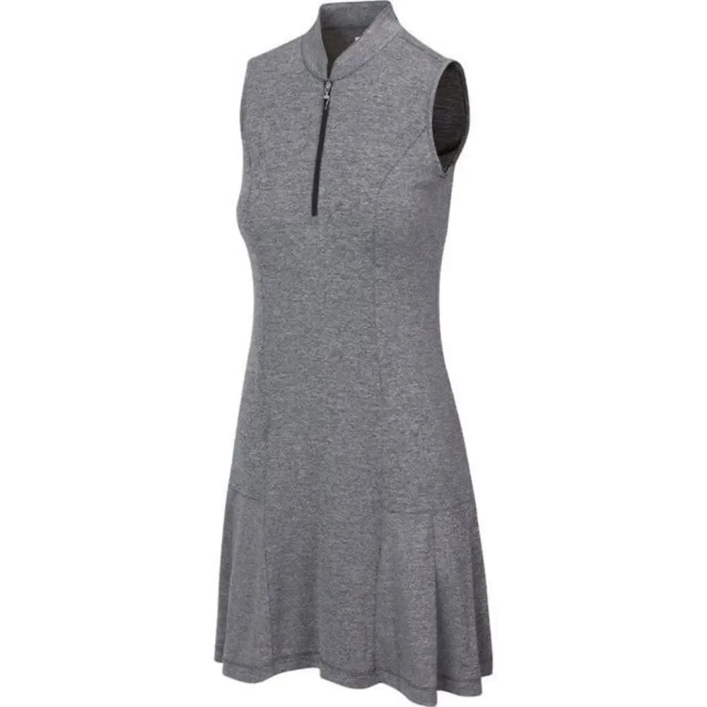 $120 Greg Norman Greg Norman Heather Sleeveless Dress grey size large m8 - Picture 1 of 5